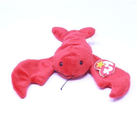 TY Vintage Lobster "Pinchers" Beanie Baby - Picture 1 of 9